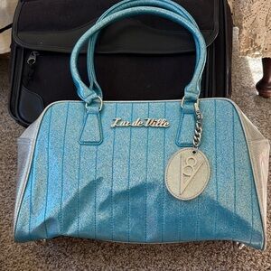 Lux de Ville Turquoise/Teal and Silver Satchel
